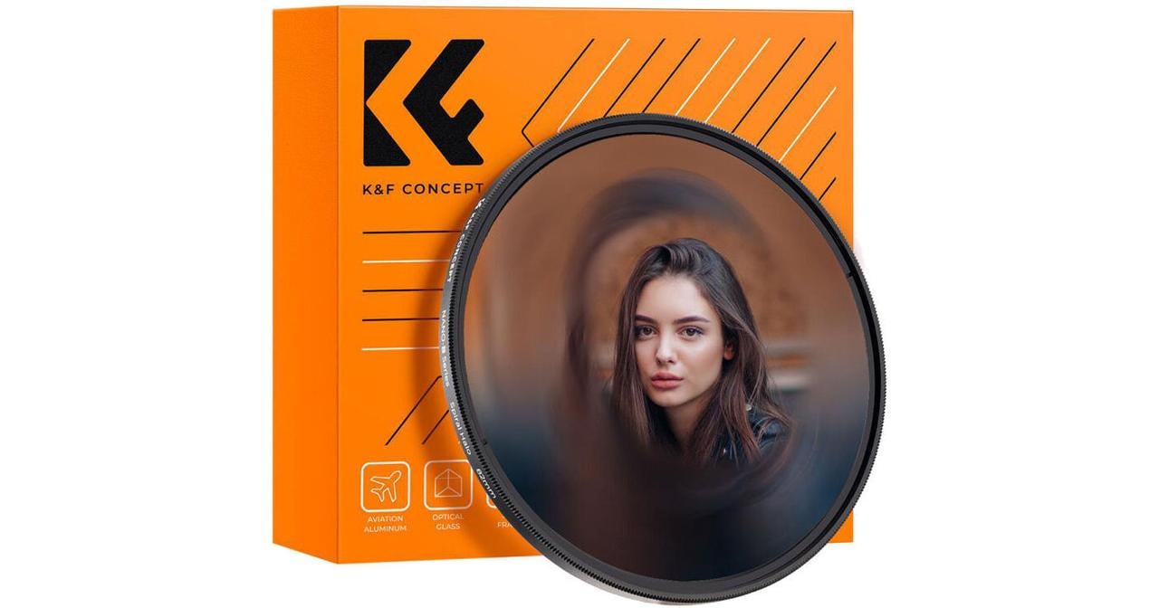 Светофильтр K&F Concept Nano-B Spiral Halo спиральное кало 72 мм