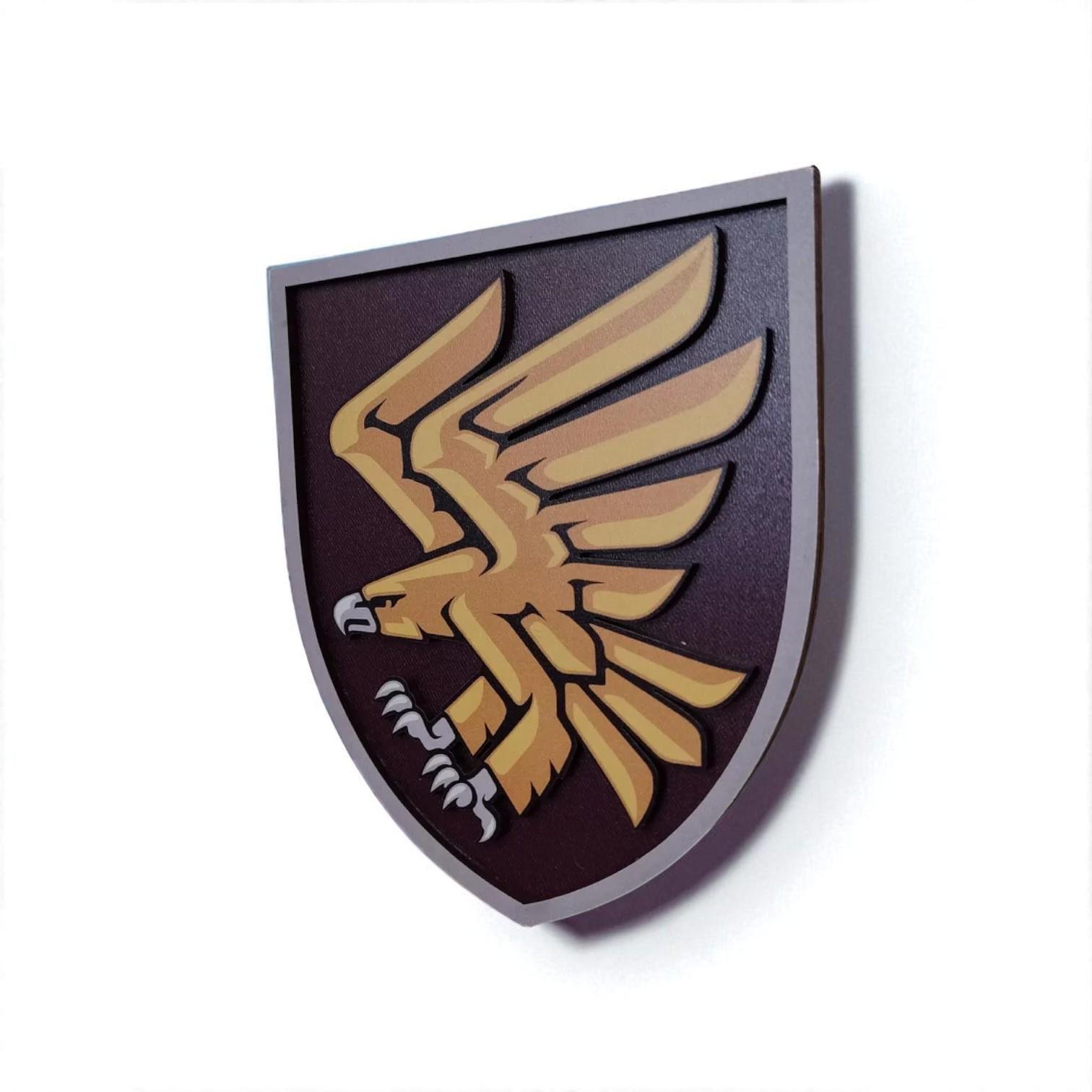 Герб настінний 95-та окрема десантно-штурмова бригада ДШВ 203х232 мм (29402026) - фото 5