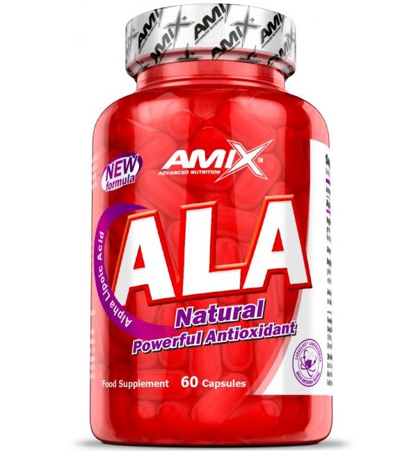 Альфа-ліпоєва кислота для спорту Amix Nutrition ALA 200 mg 60 Caps