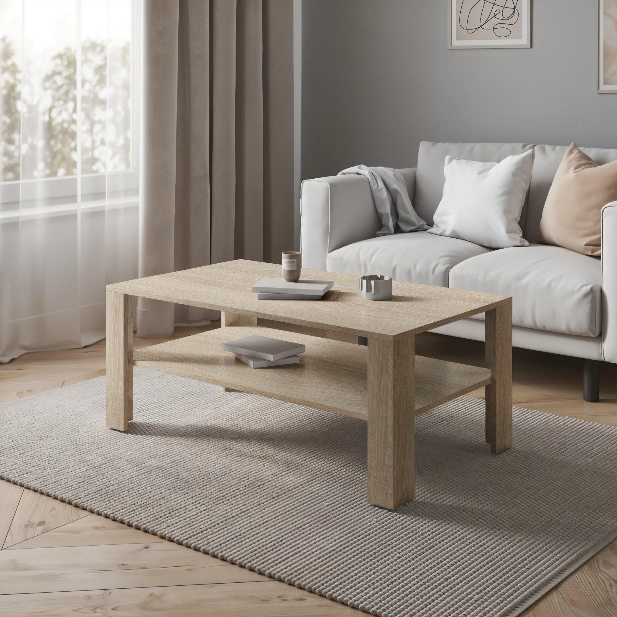 Журнальний стіл S-2 1000х600х420 мм Дуб Сонома