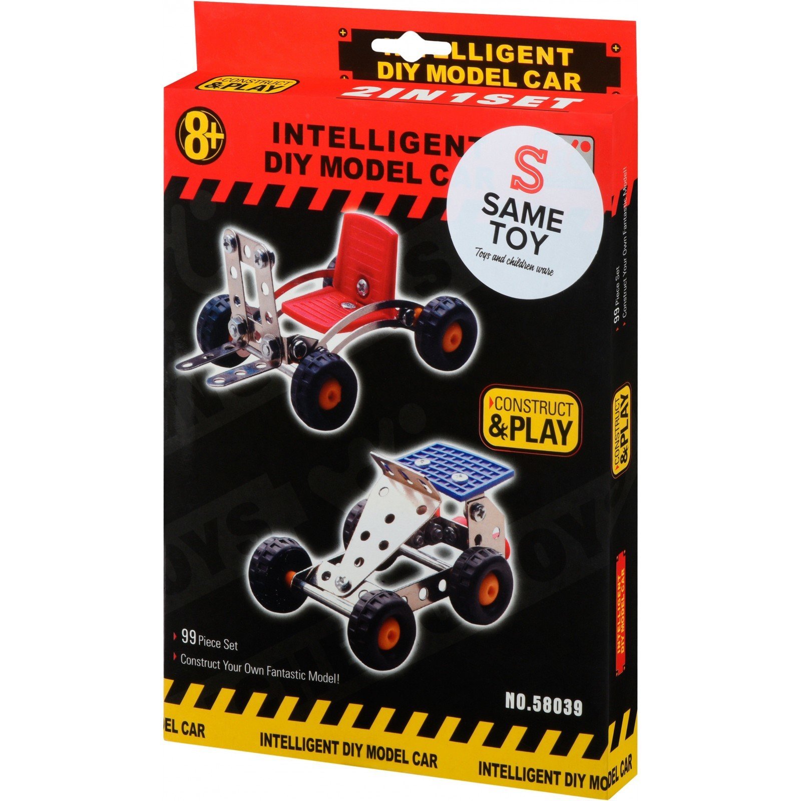 Конструктор Same Toy Intelligent DIY Model Car 2в1 (58039Ut) - фото 2