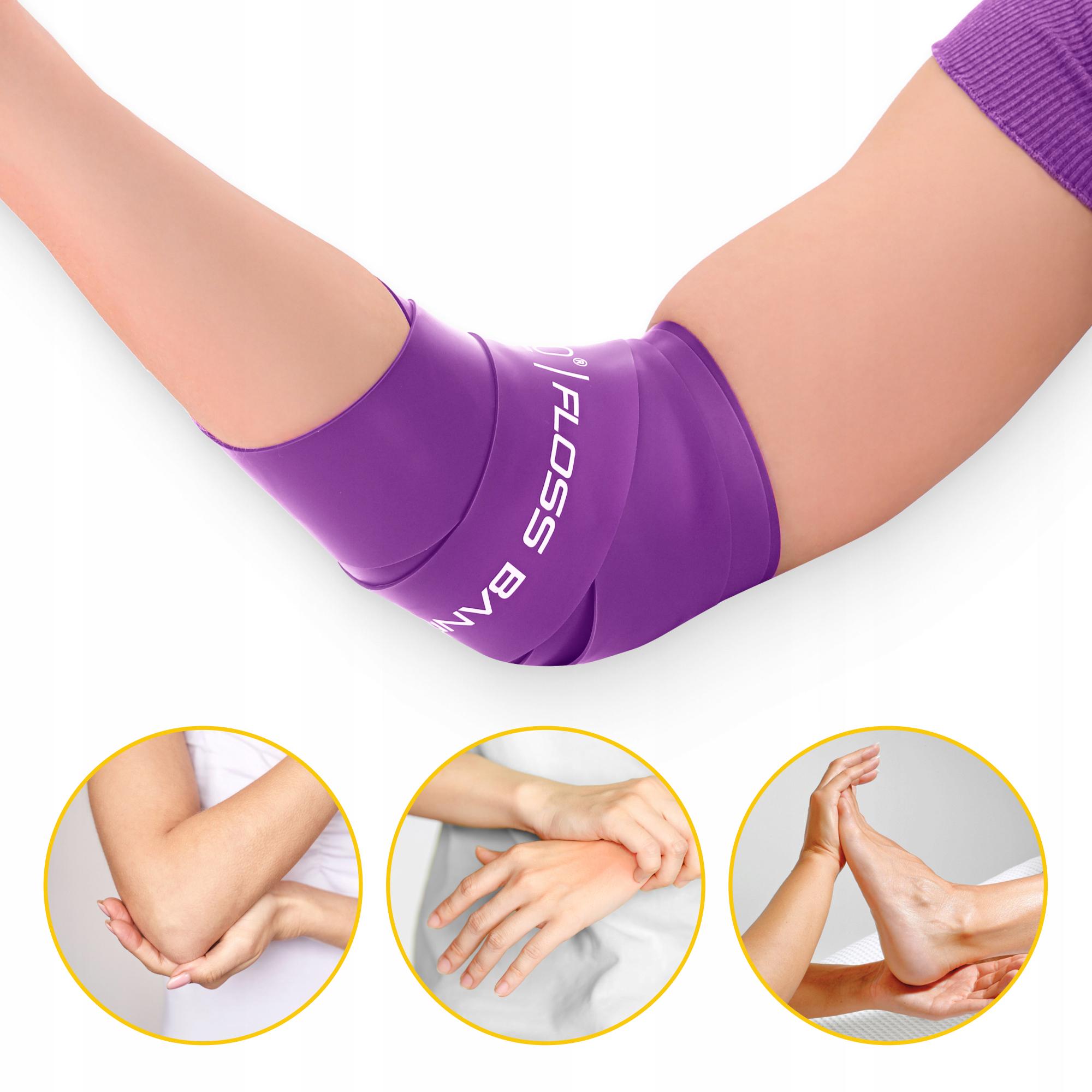 Стрічка компресійна для флосингу 4FIZJO Floss Band 207x5x0,1 см Violet (P-5905973405201) - фото 10 Стрічка компресійна для флосингу 4FIZJO Floss Band 207x5x0,1 см Violet (P-5905973405201) - фото 10