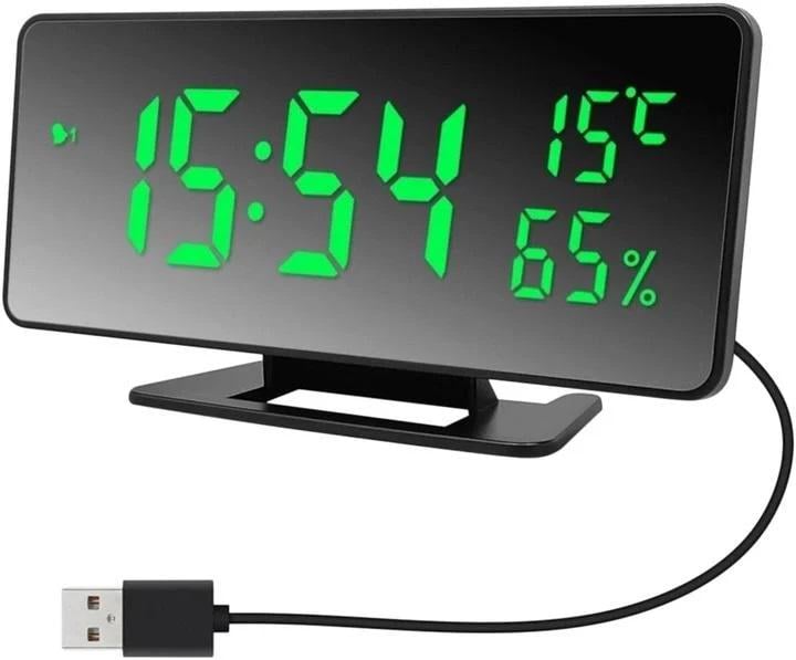 Часы настольные цифровые Govern 888Y с термометром (0121)