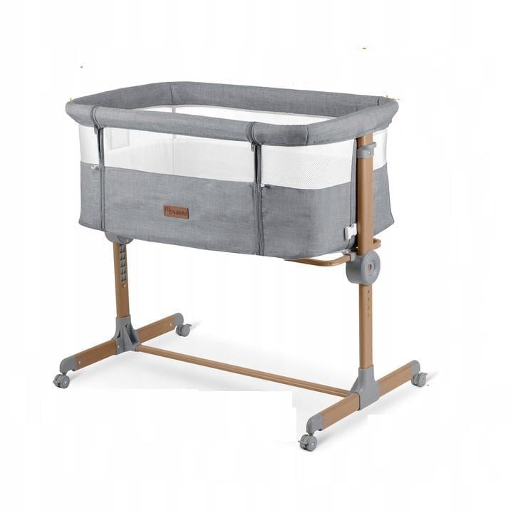 Ліжечко приставне Nukido NK-243 Сіро-коричневий (724302) Ліжечко приставне Nukido NK-243 Сіро-коричневий (724302)