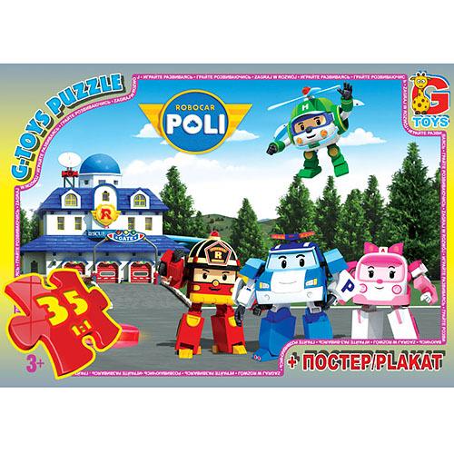 Пазли ТМ G-Toys із серії Робокар Поллі 35 ел. (RR067431)