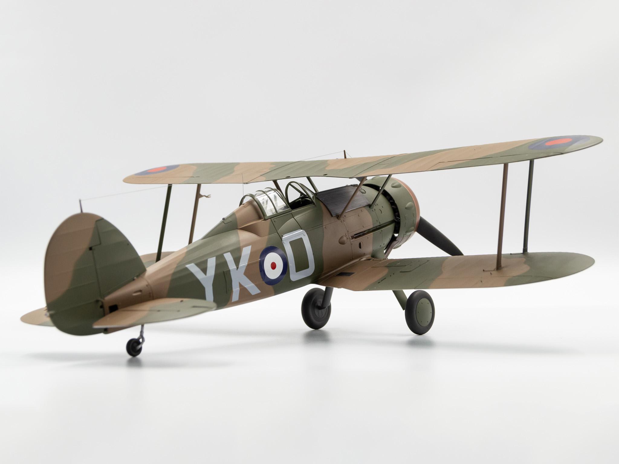 Збірна модель ICM Gloster Gladiator Mk.I британський винищувач 2СВ (32040) - фото 14