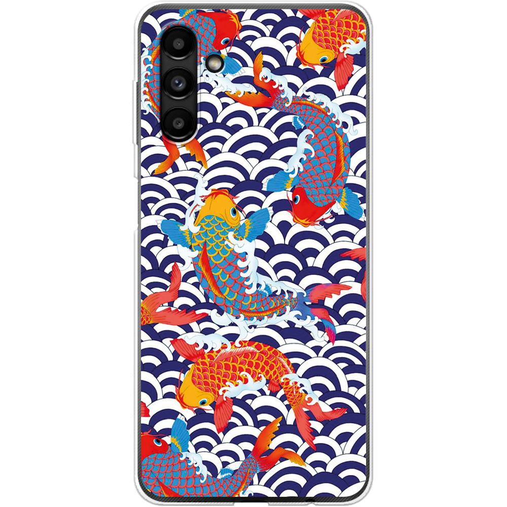 Чехол BoxFace Samsung Galaxy A13 (A136) Koi Fish Прозрачный силикон (44113-up2477-44113)