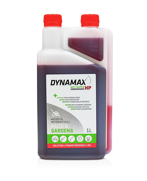 Моторна олива DYNAMAX M2T SUPER HP GARDEN червоний 1 л