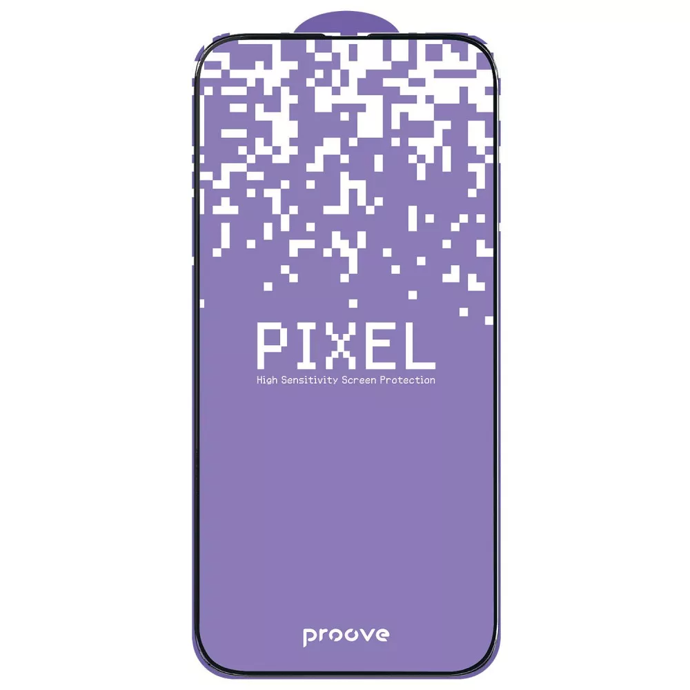 Защитное антибликовое стекло Proove Pixel для iPhone 14 Pro/15/16 Black (35894431)
