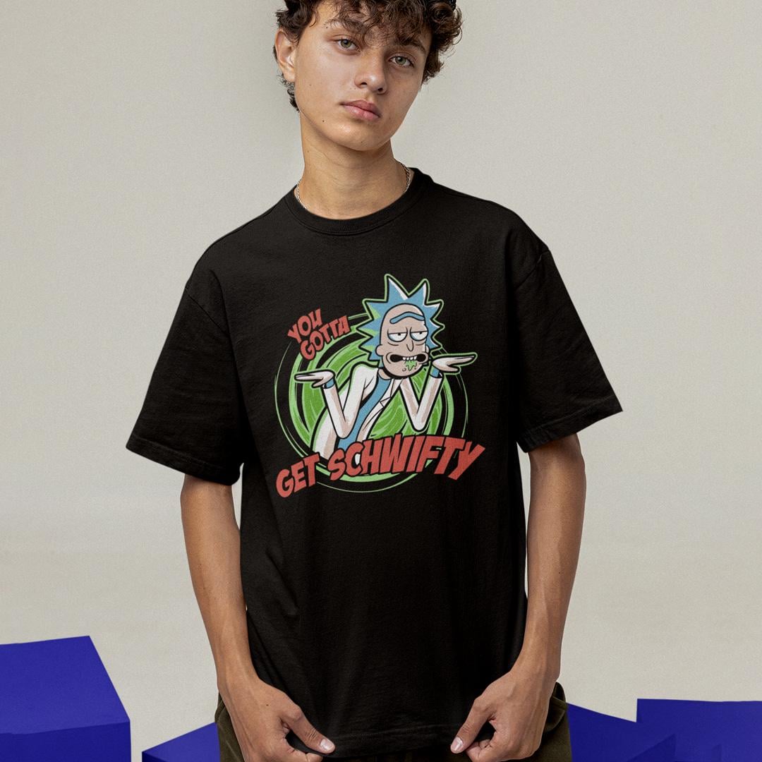 Футболка унисекс Rick And Morty You Gotta Get Schwifty S Черный (0000011399)