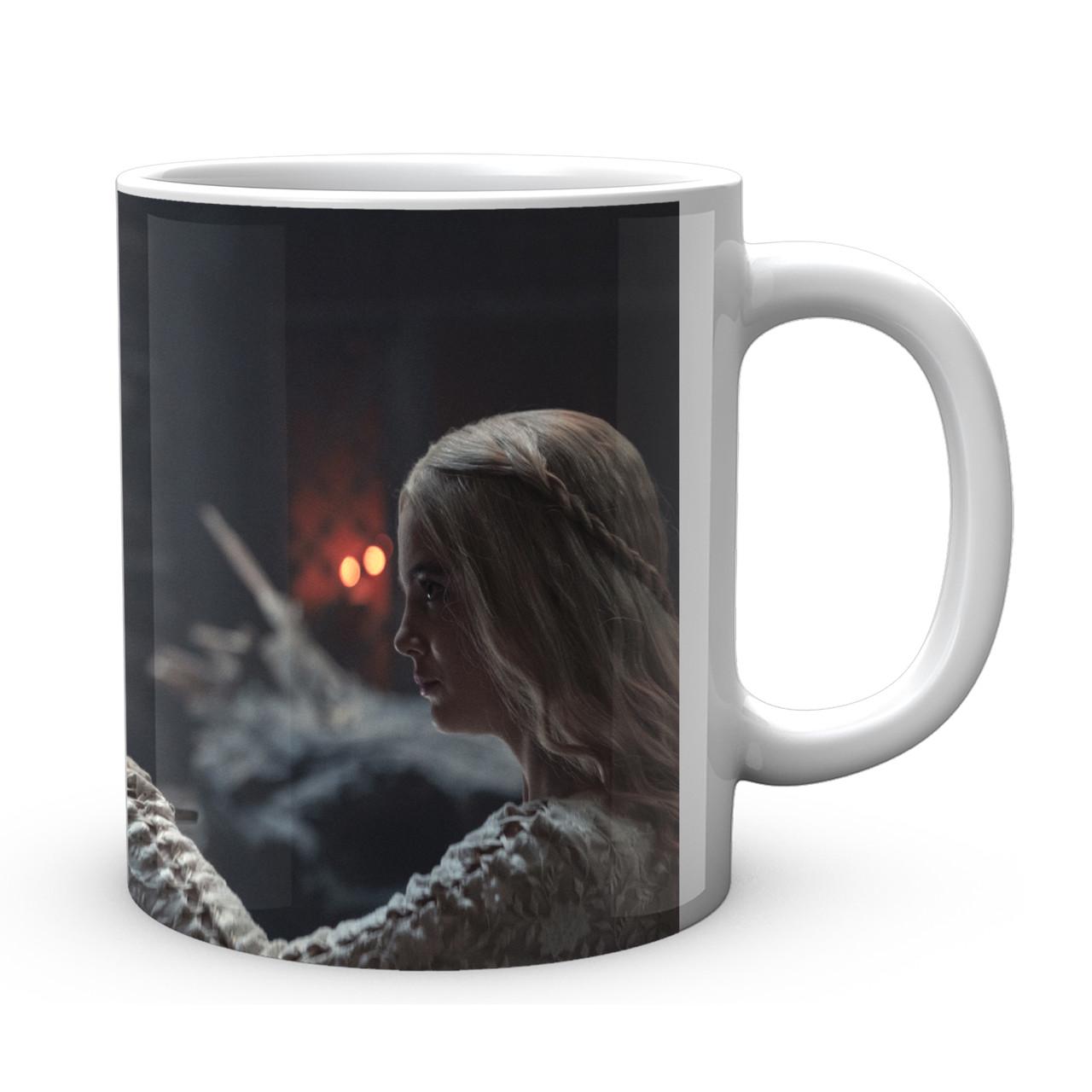 Чашка Geekland The Witcher Геральт Цири 330 мл (TW 002.018)