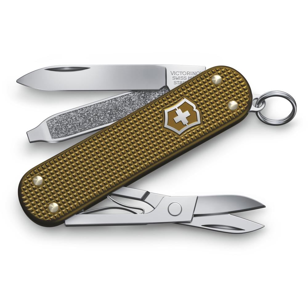 Нож складной многофункциональный Victorinox CLASSIC SD Alox Limited Edition 2024 5 функций 58x18x6 мм Terra Brown (Vx06221.L24)