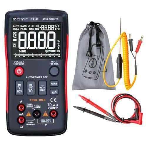 Мультиметр ZOYI ZT X с термопарой с функцией поиска проводки ANENG Q1 True RMS 9999 отсчетов (10964140) - фото 1 Мультиметр ZOYI ZT X с термопарой с функцией поиска проводки ANENG Q1 True RMS 9999 отсчетов (10964140) - фото 1