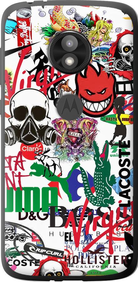 Чохол на Motorola Moto E5 Play Many different logos (4022u-1429-42517)