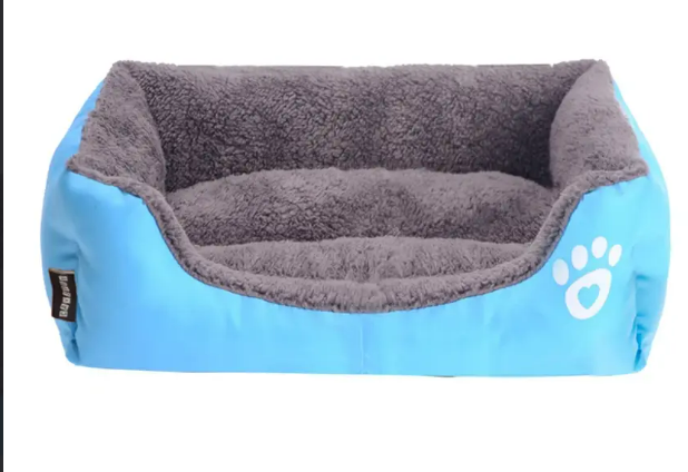 Лежанка для котів та собак 40х25 см Блакитний