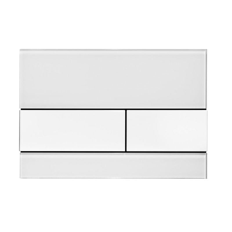 Панель смыва Tece для унитаза Quare стекло Белый/Белый (9240800)