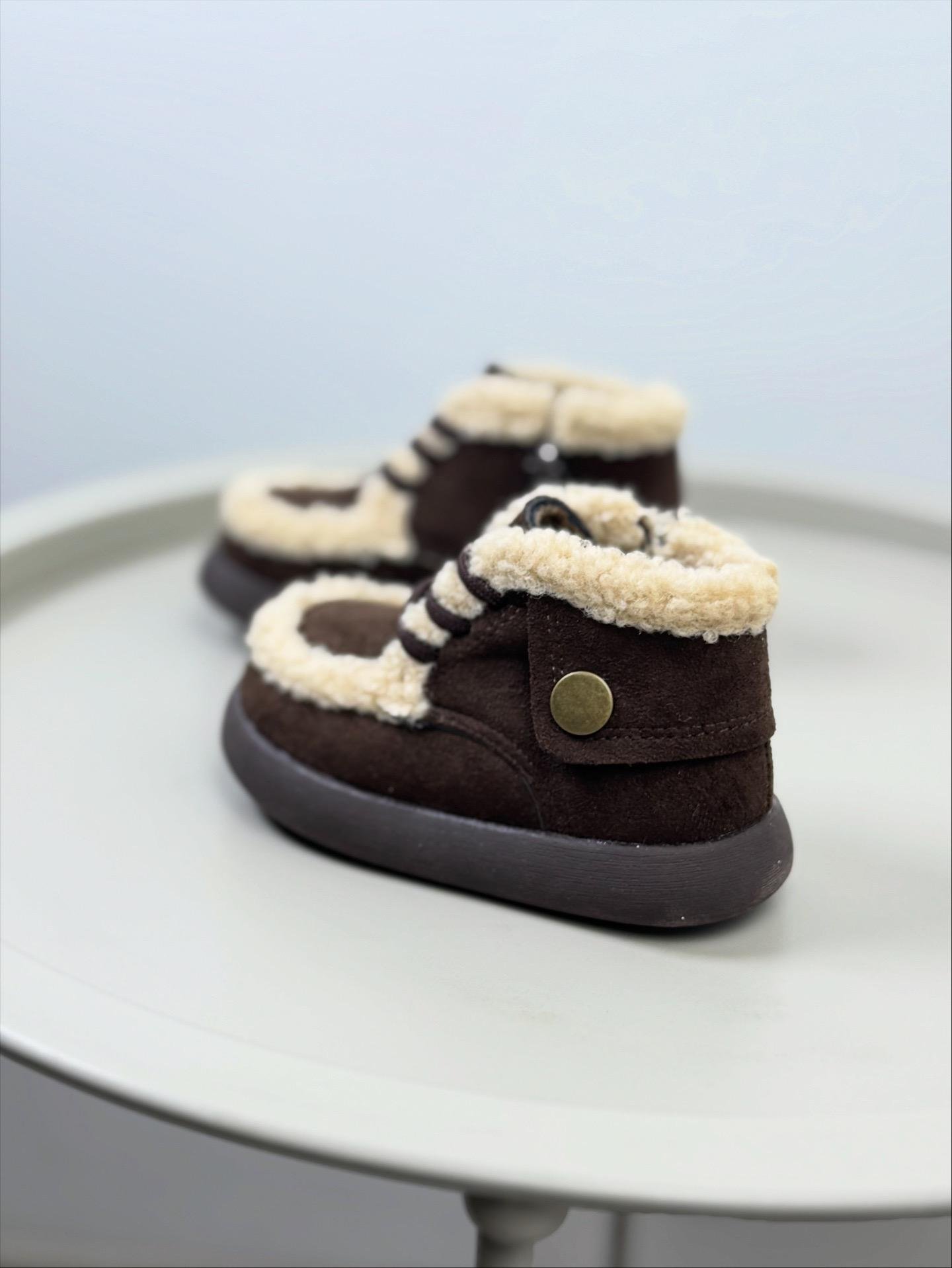 Ботинки детские зимние 1673 р. 26 Коричневый (30775925) - фото 2 Ботинки детские зимние 1673 р. 26 Коричневый (30775925) - фото 2