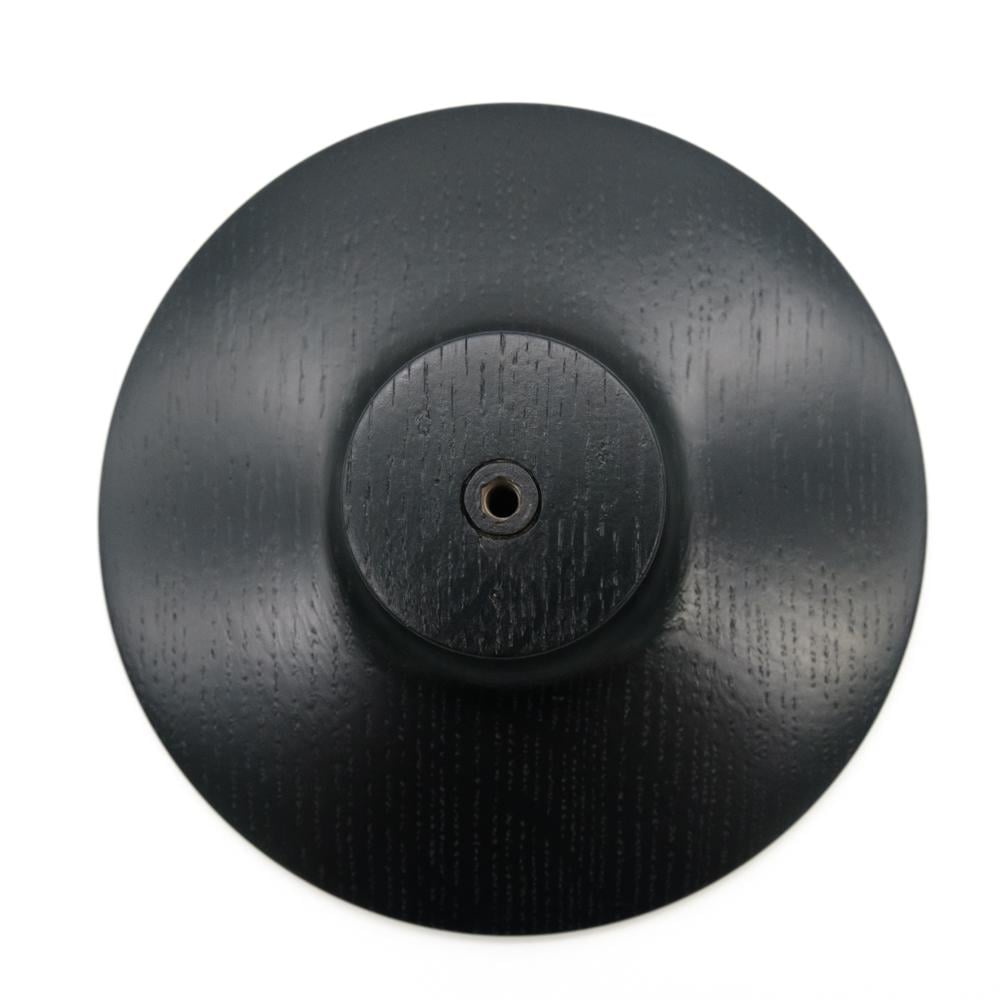 Крючок деревянный мебельный для одежды ø150 мм 1 шт. Черный (48909) - фото 4