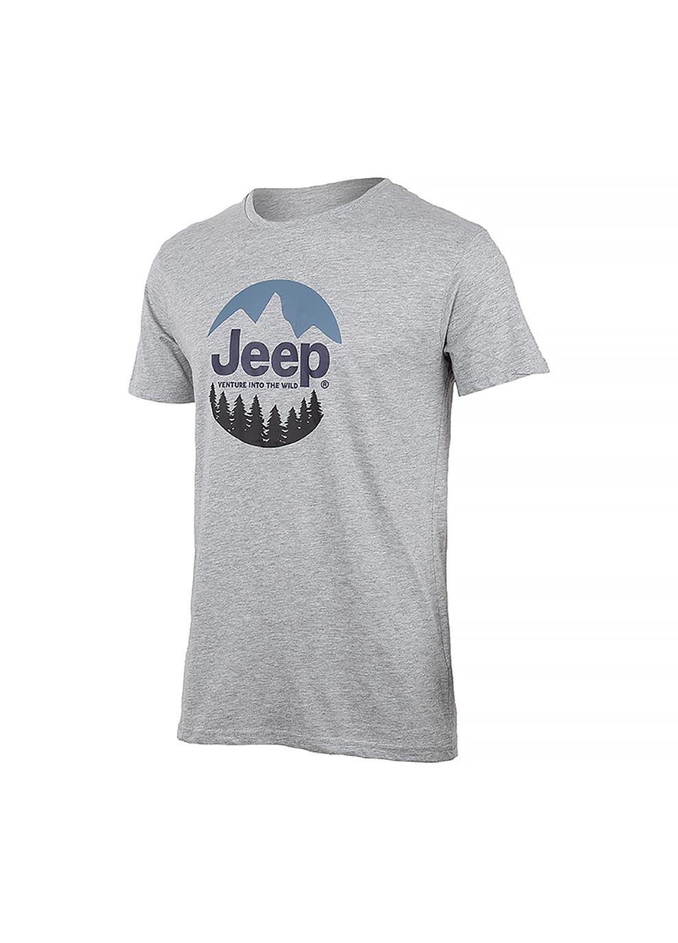 Футболка мужская JEEP T-SHIRT The spirit of Adventure 2XL Серый (O102587-J866 2XL)