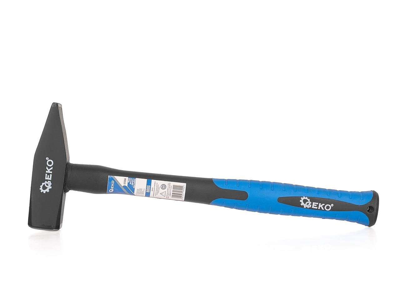 Молоток слюсара GeKo premium з ручкою зі скловолокна покритого TPR 0,8 кг (G72266) - фото 1 Молоток слюсара GeKo premium з ручкою зі скловолокна покритого TPR 0,8 кг (G72266) - фото 1