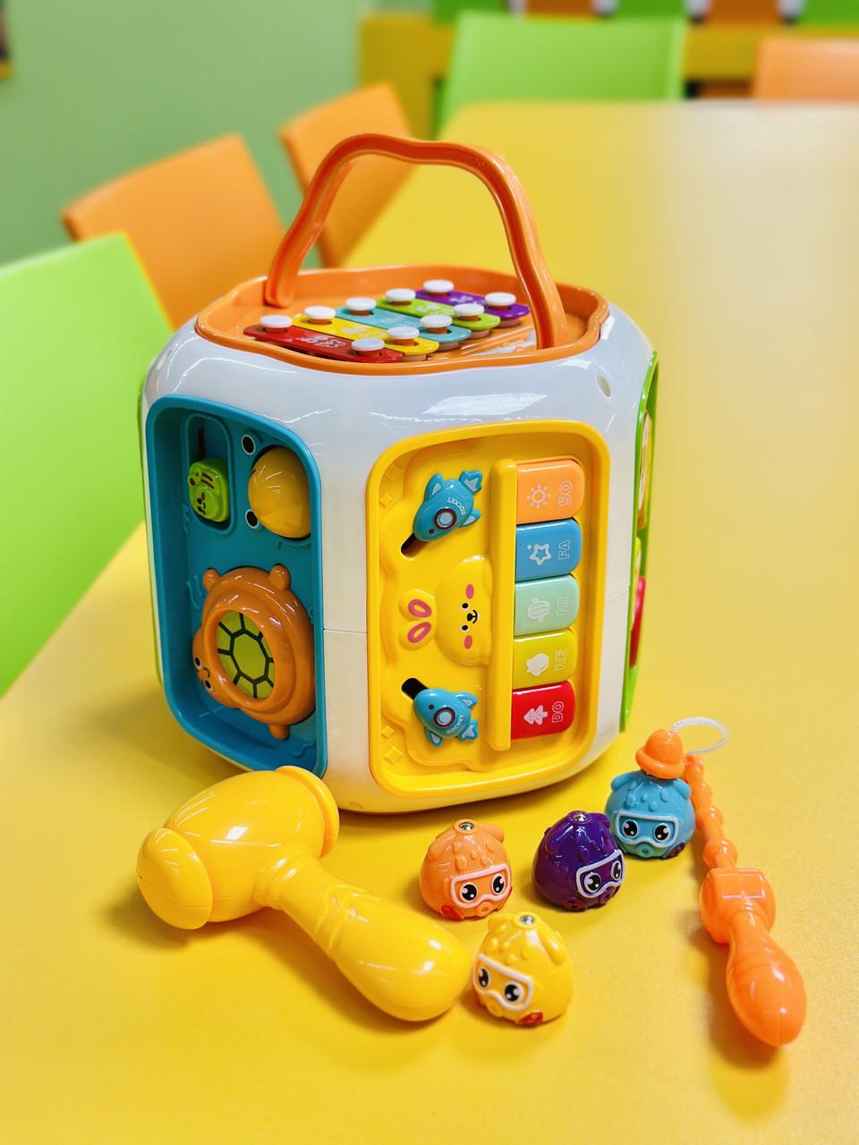 Игровой центр развивающий Бизи куб 8в1 для развития мелкой моторики (2746795481) - фото 8