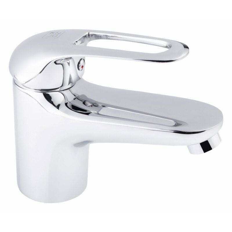 Змішувач для умивальника одноважільний Lidz 80 LIDZCRM8000100 Хром (76322)