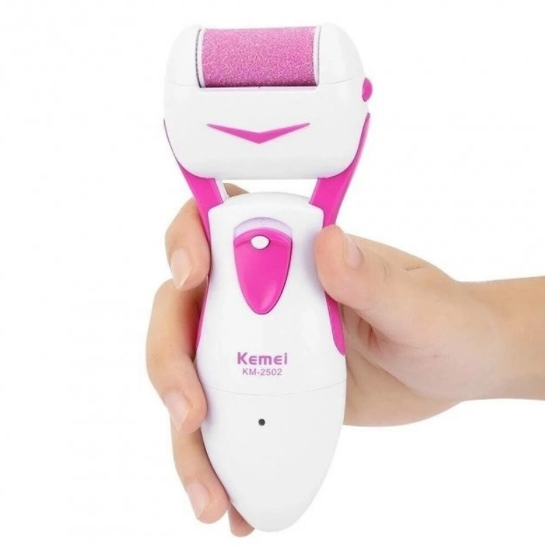 Пилка электрическая Kemei KM-2502X для омертвевшей кожи Pink (D2502351) - фото 4 Пилка электрическая Kemei KM-2502X для омертвевшей кожи Pink (D2502351) - фото 4