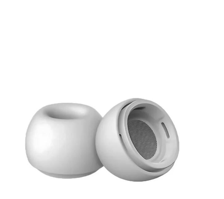 Амбушюры силиконовые для AirPods Pro 1/2 с отверстиями для уменьшения давления пара XS Белый