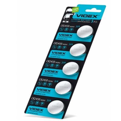Батарейки Videx CR2430 Litium 5 шт. 3V