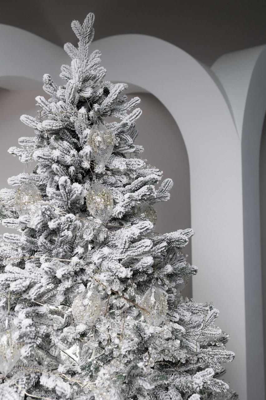 Ялинка штучна лита Міранда засніжена для дому та офісу 2,1 м (28398951) - фото 8 Ялинка штучна лита Міранда засніжена для дому та офісу 2,1 м (28398951) - фото 8