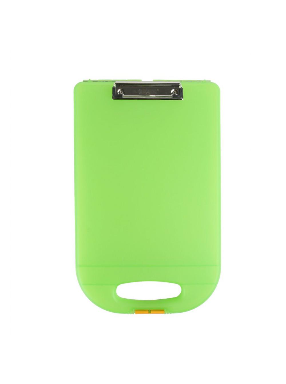 Папка-планшет Dexas Клипкейс-2 с клипсой А4 Салатовый