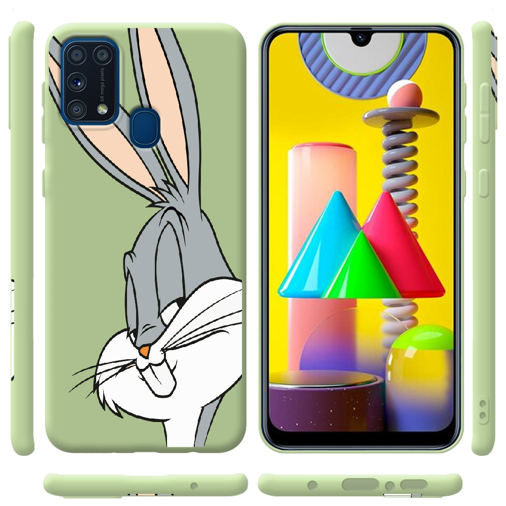 Чохол Boxface Samsung M315 Galaxy M31 Lucky Rabbit Зелений силікон (39091-bk81-41820) - фото 2