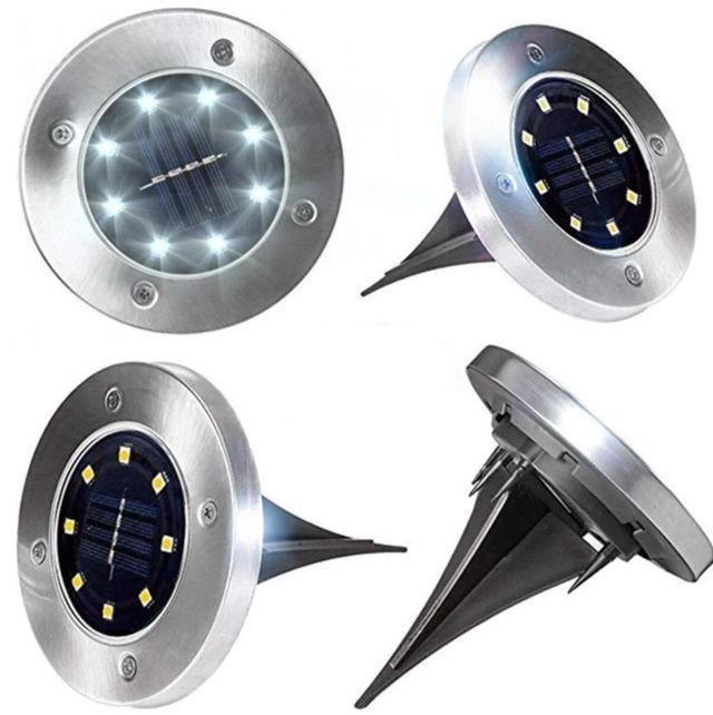 Світильники сонячні Grand Solar Disk Lights для дому та саду комплект з 4 шт. (HF-00008695) - фото 2