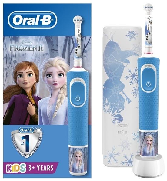 Щетка зубная Braun Oral-B D100 Kids Frozen электрическая (D100.413.2KX FROZEN II 3710)