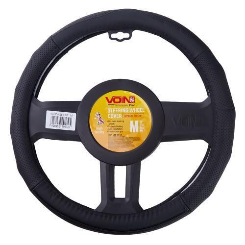 Чехол для руля VLOD-L281 BK M БО перфорированная кожа Черный (2335028145)