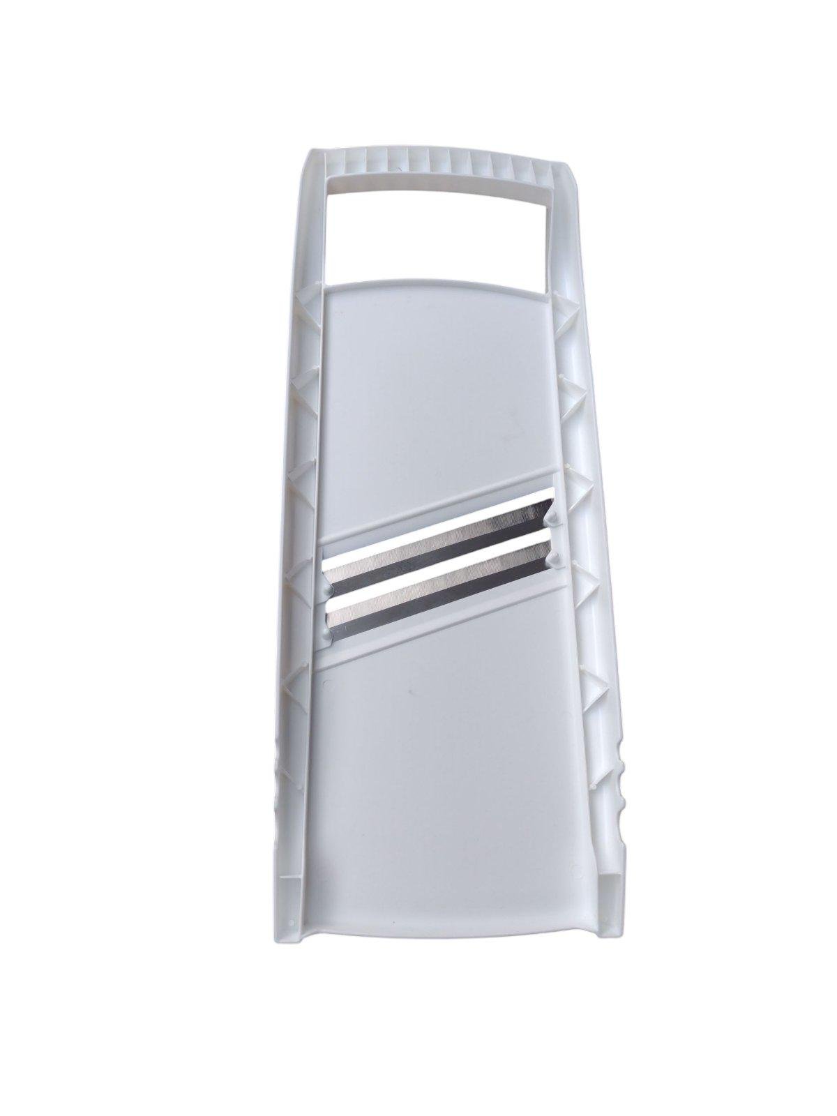 Шинковка с двумя режущими ножами пластиковая 17х46х3 см - фото 3