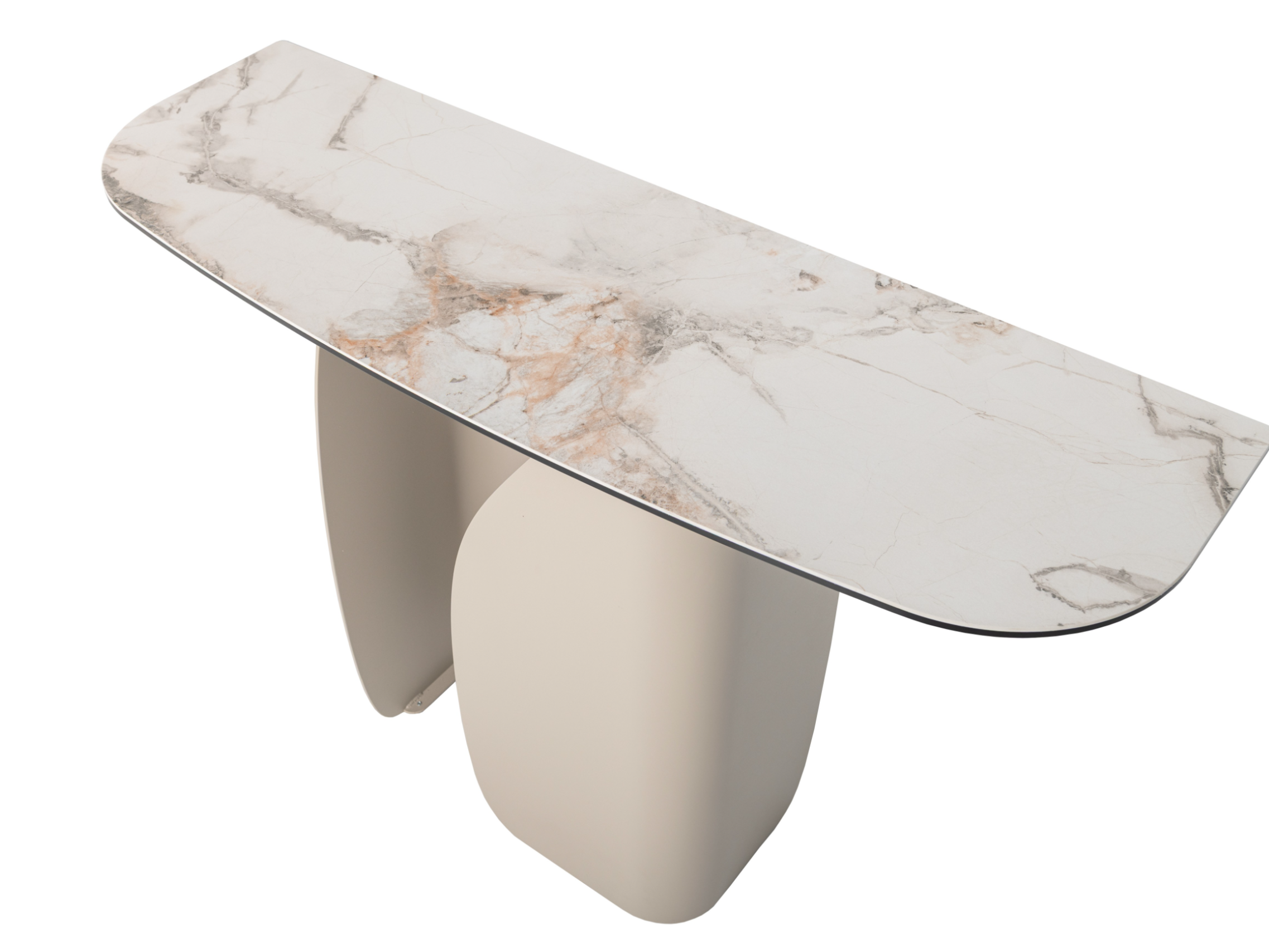 Консоль Кристиано Vetro 1200х400х760 мм Аврора голд/Бежевый - фото 4 Консоль Кристиано Vetro 1200х400х760 мм Аврора голд/Бежевый - фото 4