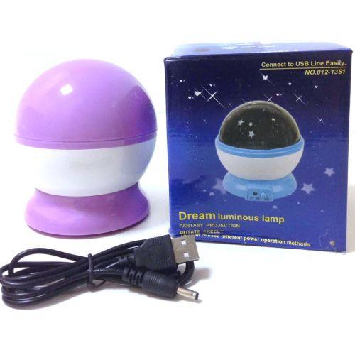 Ночник-проектор звездное небо Star Master Dream QDP01 Mini Фиолетовый (502032)