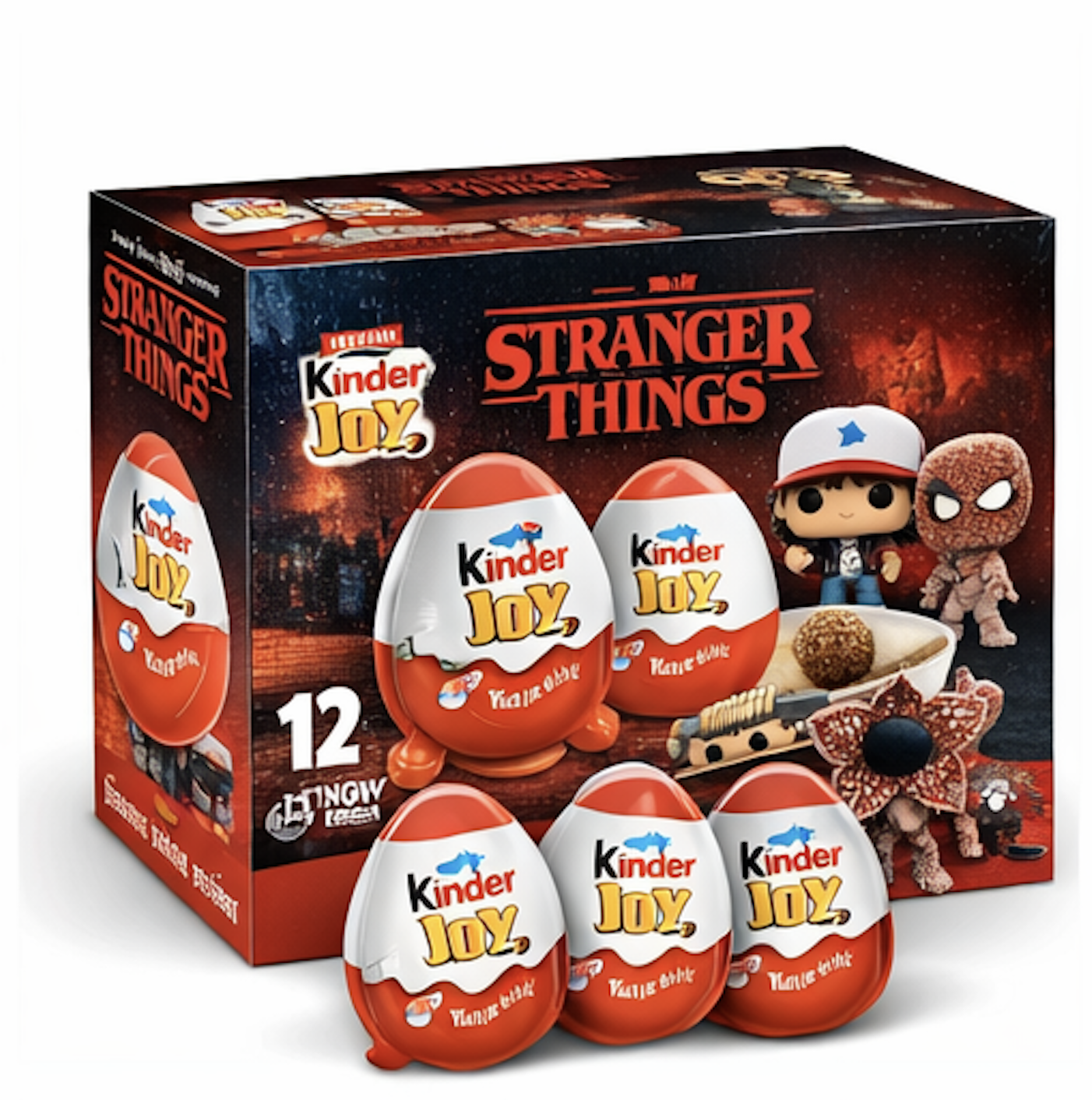 Сюрприз Kinder Joy Stranger Things 12шт. 20 г 240 г