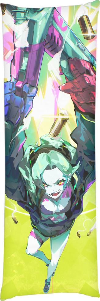 Подушка дакимакура Cyberpunk Edgerunners Rebecca 3 60x180 см (14100332)