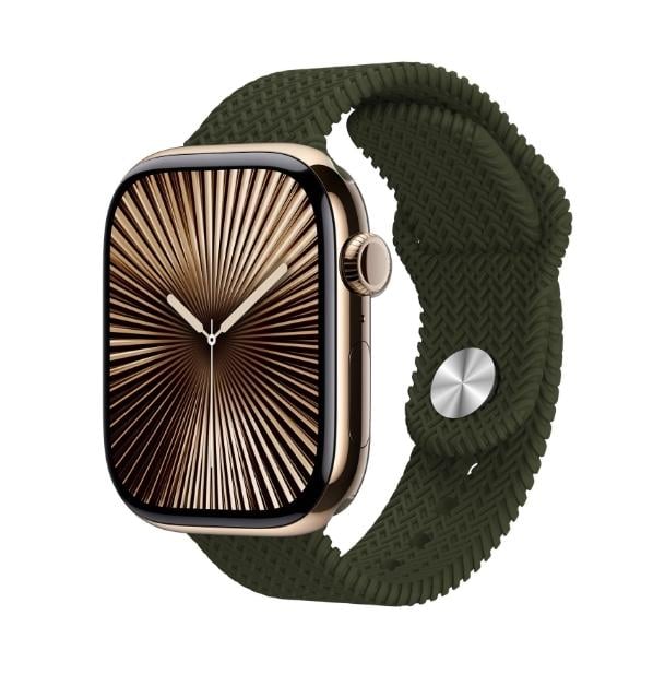 Смарт-часы наручные HK10 Pro Max Bluetooth с AMOLED дисплеем ChatGPT NFC Зеленый