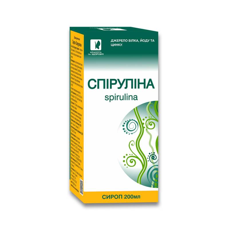 Сироп Красота та Здоров'я Спіруліна 200 мл (10559)