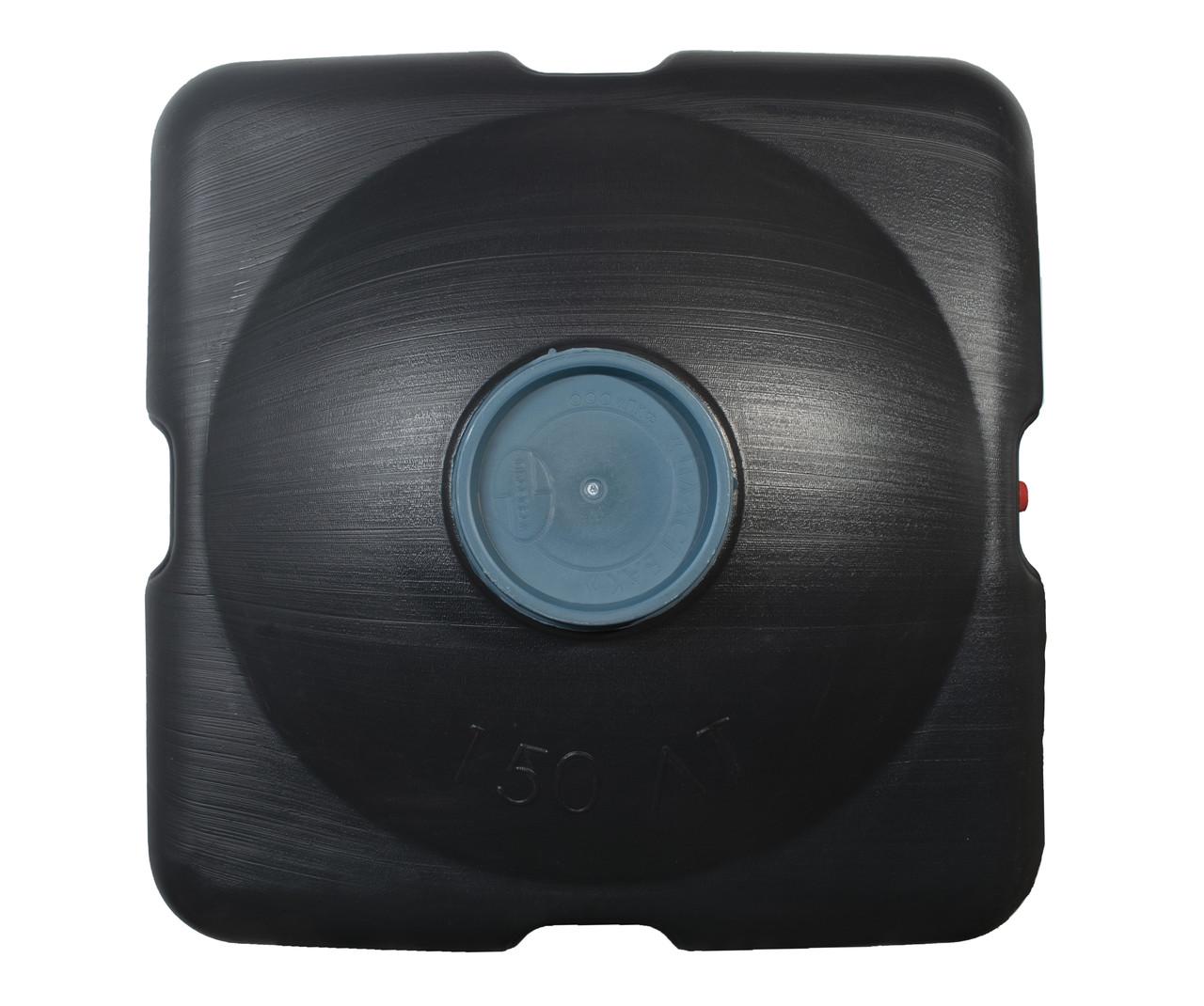 Бак для душа пластиковый двухслойный 150 л 90x90x35 см Черный (2268032496)