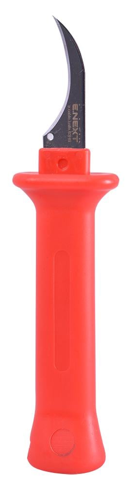 Нож e.cable.knife.33HS для снятия изоляции длина 180 мм серповидный (t004013)