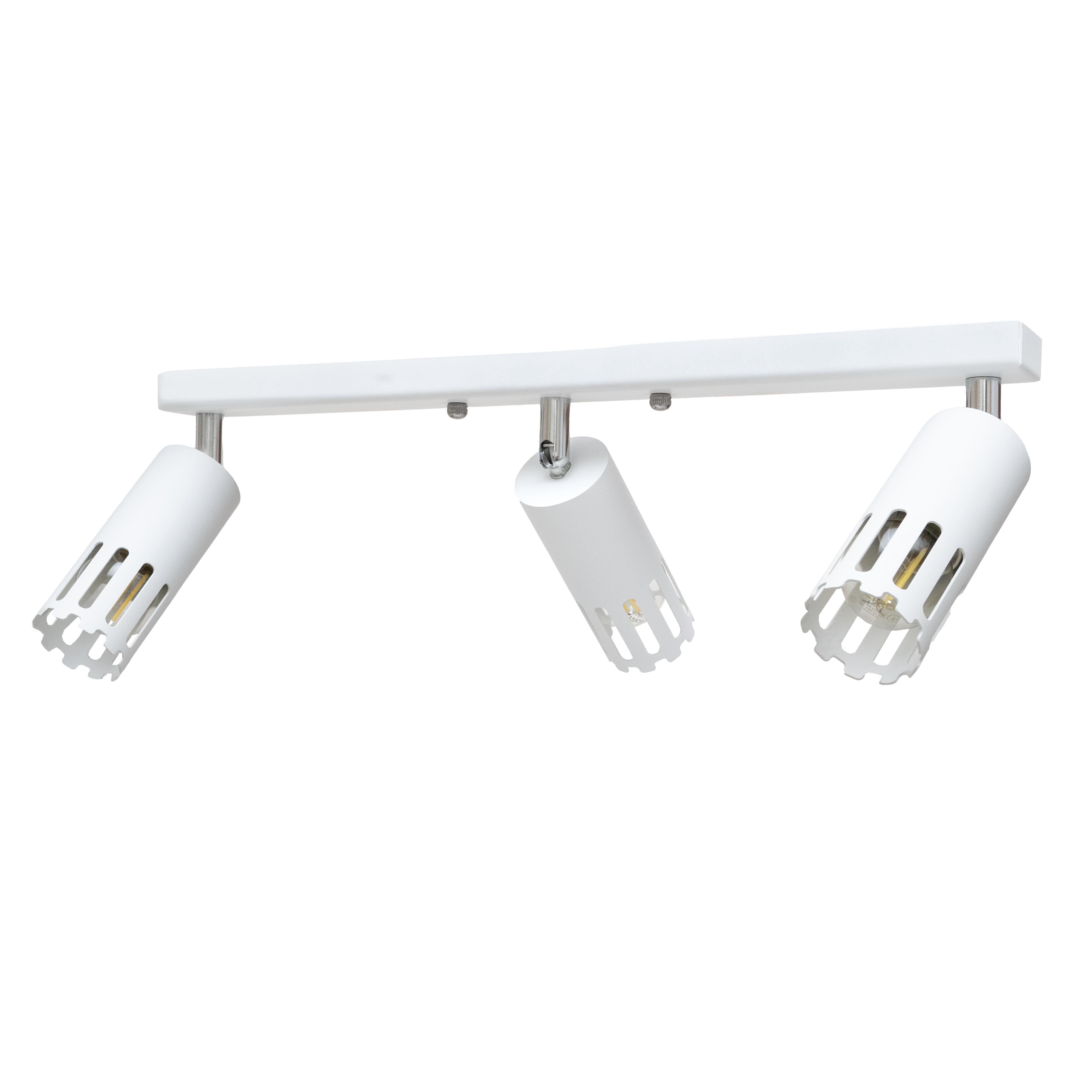 Светильник потолочный MSK ELECTRIC Teramo NL 180501-3 WH спот поворотный на три плафона Белый