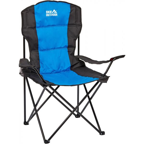 Стілець розкладний Skif Outdoor Soft Base ц:black/blue (FS-07BBL)