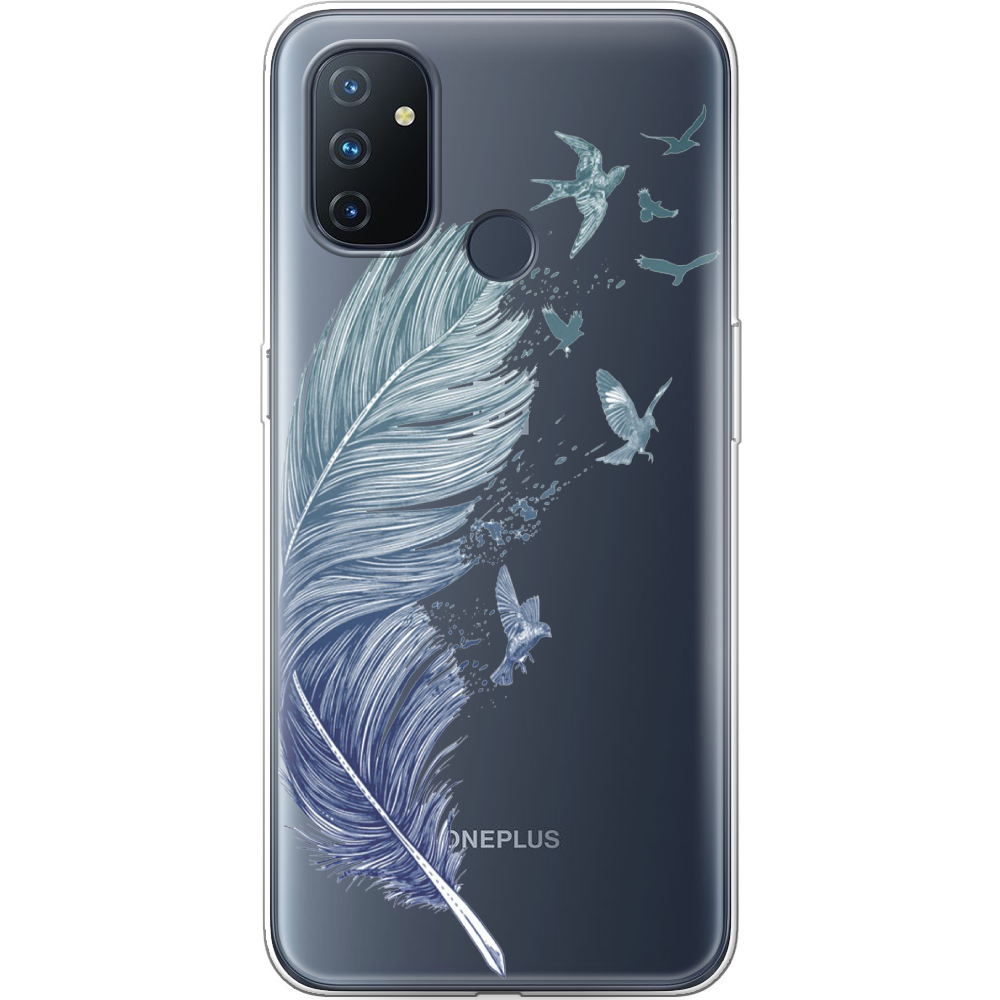 Чохол Boxface OnePlus Nord N100 Feather Прозорий силікон (42753-cc38-42753)