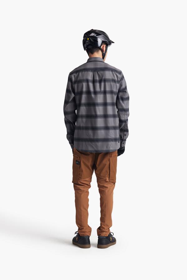 Сорочка TLD Grind Flannel Stripe S Carbon (827260002) - фото 8