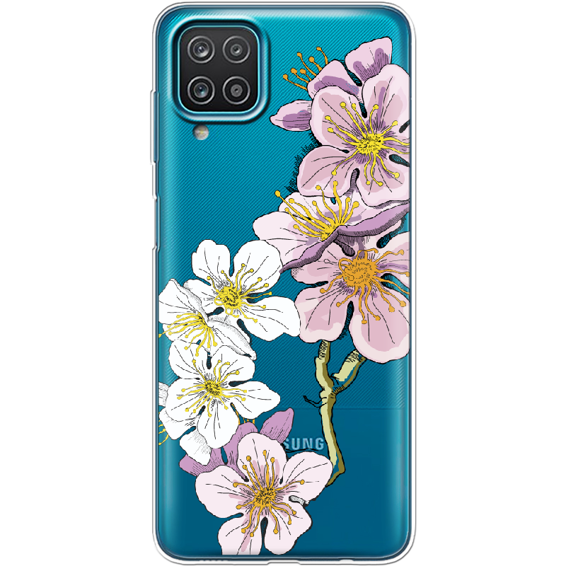 Чехол BoxFace Samsung A125 Galaxy A12 Cherry Blossom Прозрачный силикон (41506-cc4-41506)