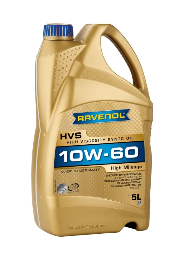 Моторное масло RAVENOL HVS 10W-60 синтетика 5 л (1115102-005)